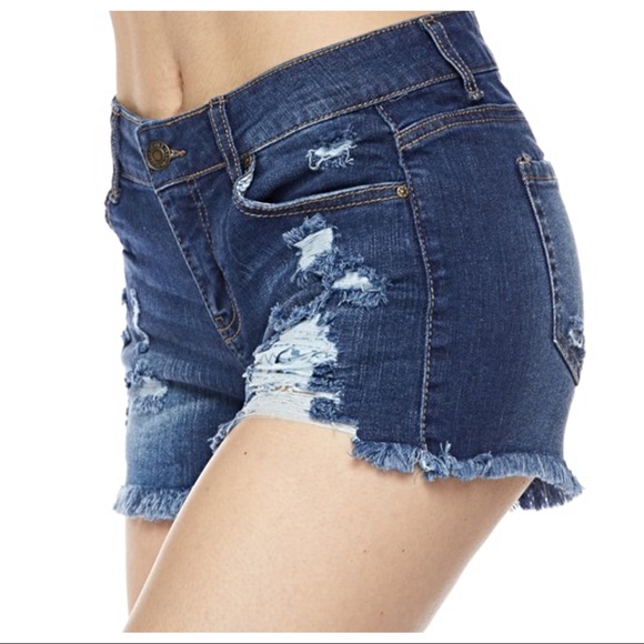 06 ✨Distressed denim shorts - Picture 4 of 8